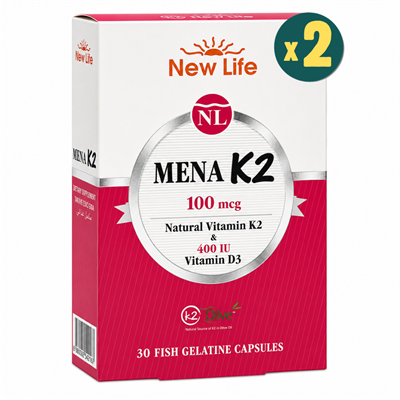 New Life Mena K2+D3 30 Kapsül 2 Adet Fiyatları - Modern Eczane