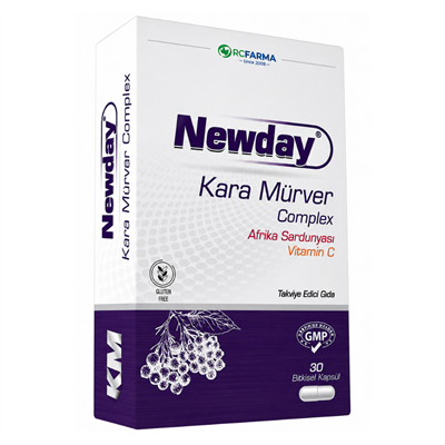 Newday Kara Mürver Complex 30 Kapsül Fiyatları - Modern Eczane