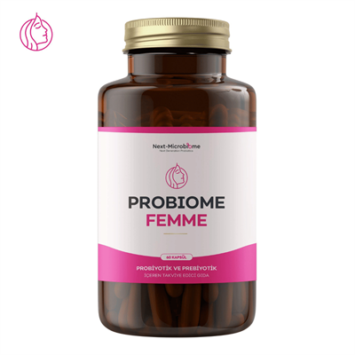 Next-Microbiome Probiome-Femme Probiyotik ve Prebiyotik 60 Kapsül