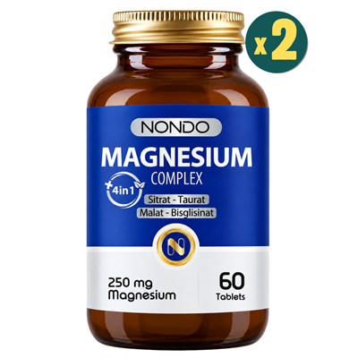 Nondo Magnezyum Complex 60 Tablet 2 Adet Fiyatları - Modern Eczane
