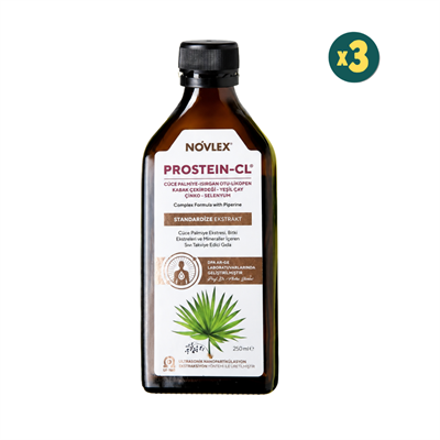 Novlex Prosteın-Cl Cüce Palmiye ve Bitki Ekstreleri 250 ml 3 Adet Fiyatları - Modern Eczane