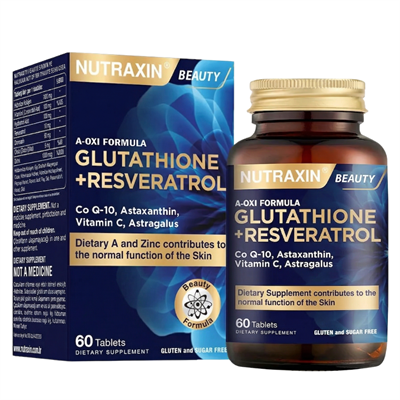 Nutraxin A-Oxi Formula Glutathıone Resveratrol 60 Tablet Fiyatları - Modern Eczane