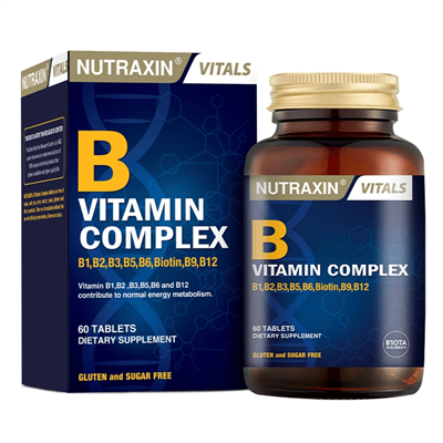 Nutraxin B Complex Vitamin 60 Kapsül