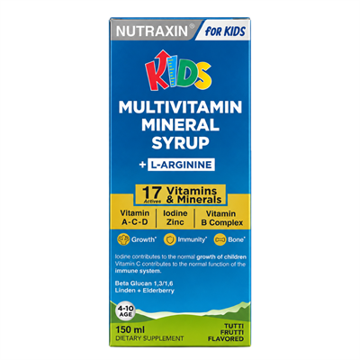 Nutraxin Kids Multivitamin Mineral Şurup 150 ml Fiyatları - Modern Eczane
