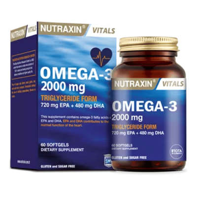 Nutraxin Omega-3 2000 mg 60 Kapsül