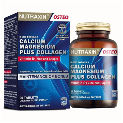 Nutraxin Osteo B One Formula Calcium Magnesium Plus Collagen 90 Tablet Fiyatları - Modern Eczane