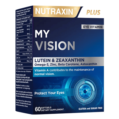 Nutraxin Plus My Vision 60 Kapsül Fiyatları - Modern Eczane