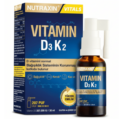 Nutraxin Vitamin D3K2 Sprey 30 ml