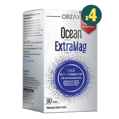 Ocean ExtraMag 90 Tablet 4 Adet