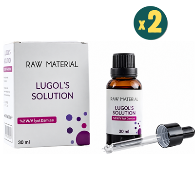 Raw Material Lugol Çözeltisi %2 30 ml 2 Adet Fiyatları - Modern Eczane