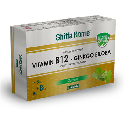 Shiffa Home Vitamin B12-Ginkgo Biloba 150 mg 28 Tablet