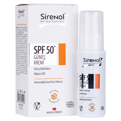 Sirenol Güneş Kremi SPF50 60 ml Fiyatları - Modern Eczane
