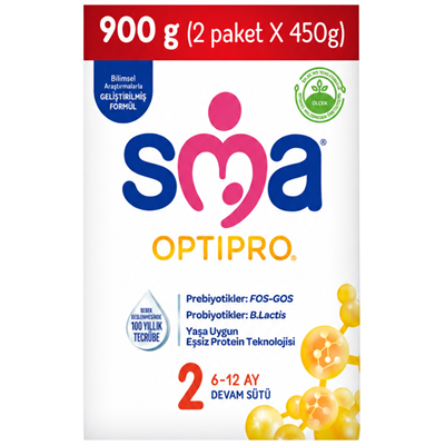SMA Optipro 2 Devam Sütü 450 gr 2'li Fiyatları - Modern Eczane