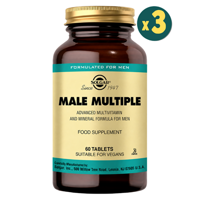 Solgar Male Multivitamin 60 Tablet 3 Adet Fiyatları - Modern Eczane