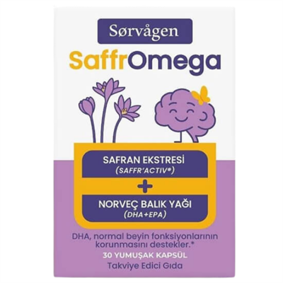 Sorvagen SaffrOmega Safran ve Omega3 30 Yumuşak Kapsül Fiyatları - Modern Eczane