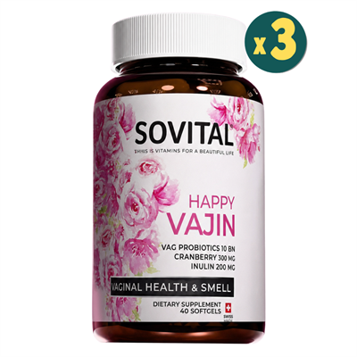 Sovital Happy Vajin 40 Softgels 3 Adet Fiyatları - Modern Eczane 