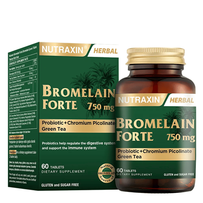 Toptan Nutraxin Bromelain Forte 60 Tablet Fiyatları - Modern Eczane