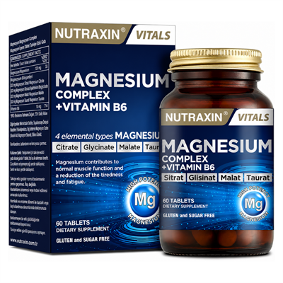 Toptan Nutraxin Magnesium Complex 60 Tablet – Modern Eczane