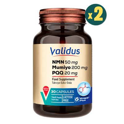 Validus NMN+Mumiyo+PQQ 30 Kapsül 2 Adet Fiyatları - Modern Eczane