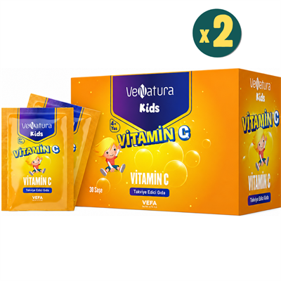 Venatura Kids Vitamin C 30 Saşe 2 Adet Fiyatları - Modern Eczane