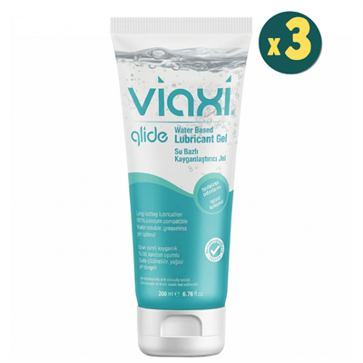 Viaxi Glide Kayganlaştırıcı Jel Sade 200 ml 3 Adet Fiyatları - Modern Eczane