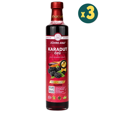 Zühre Ana Karadut Özü 670 gr 3 Adet Fiyatları - Modern Eczane