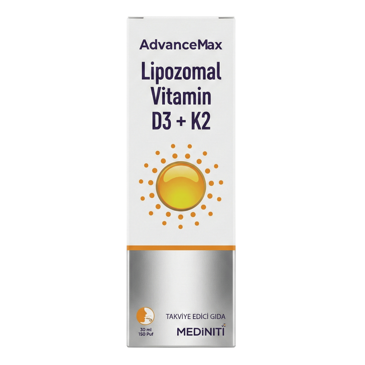 Advancemax Lipozomal D3K2 Sprey 30 ml Fiyatları - Modern Eczane