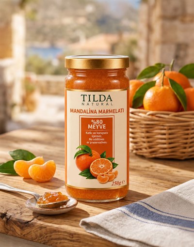 Mandalina Marmelatı (%80 Meyve) – 250 g