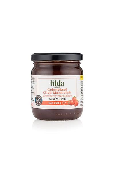 Tilda Çilek Marmelatı Şeker İlavesiz 220 G