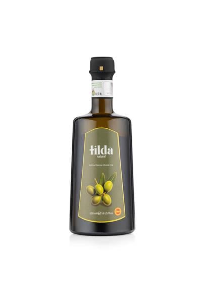 Tilda Erken Hasat Natürel Sızma Zeytinyağı Primula Konik Şişe 500 Ml