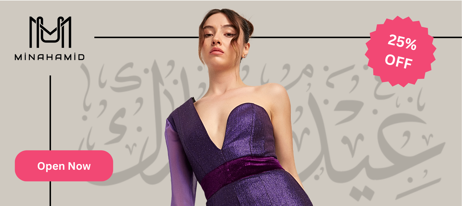 MİNAHAMİD luxury fashion brand is open for business
