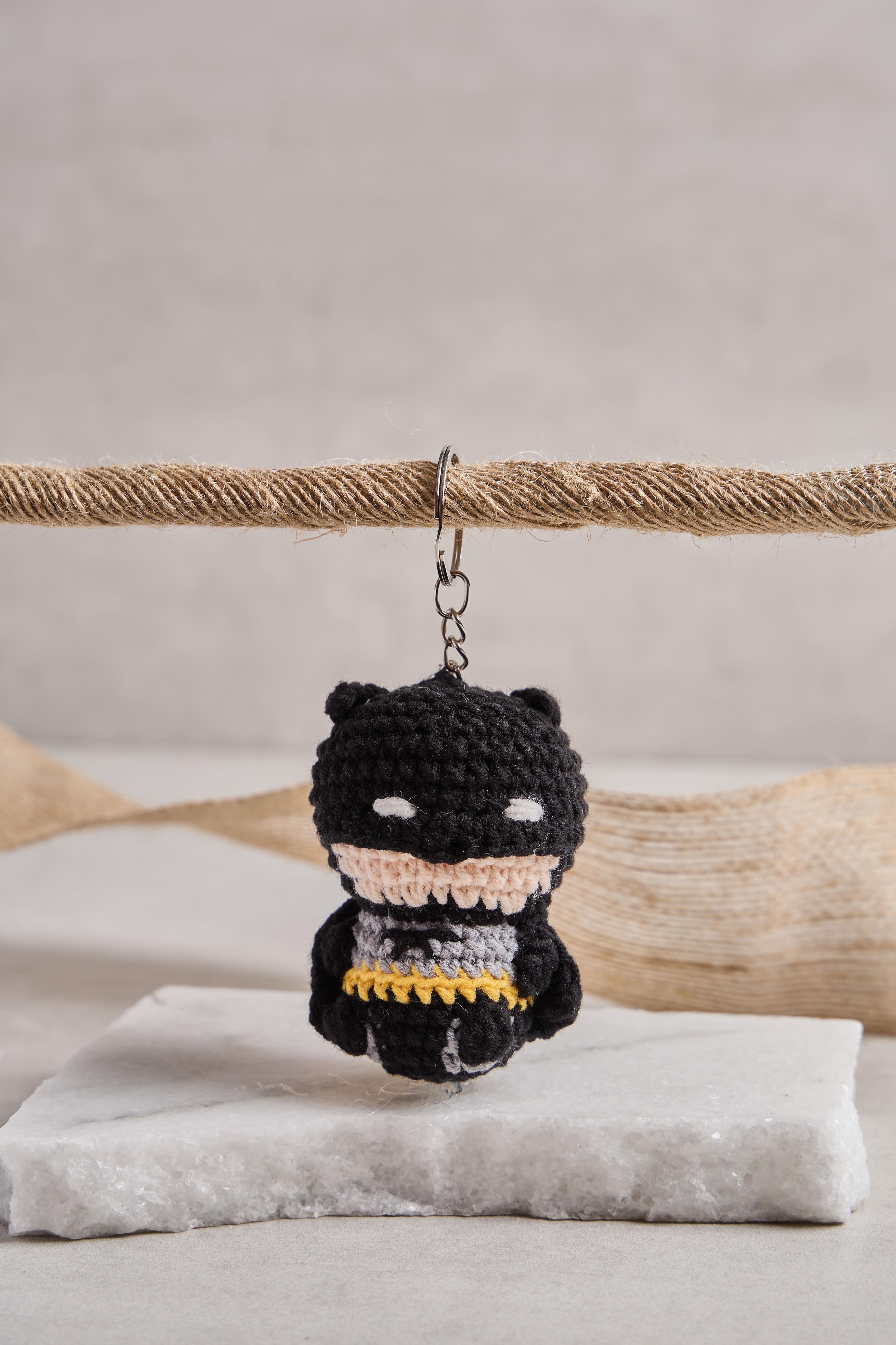 Batman Mini Örgü Anahtarlık