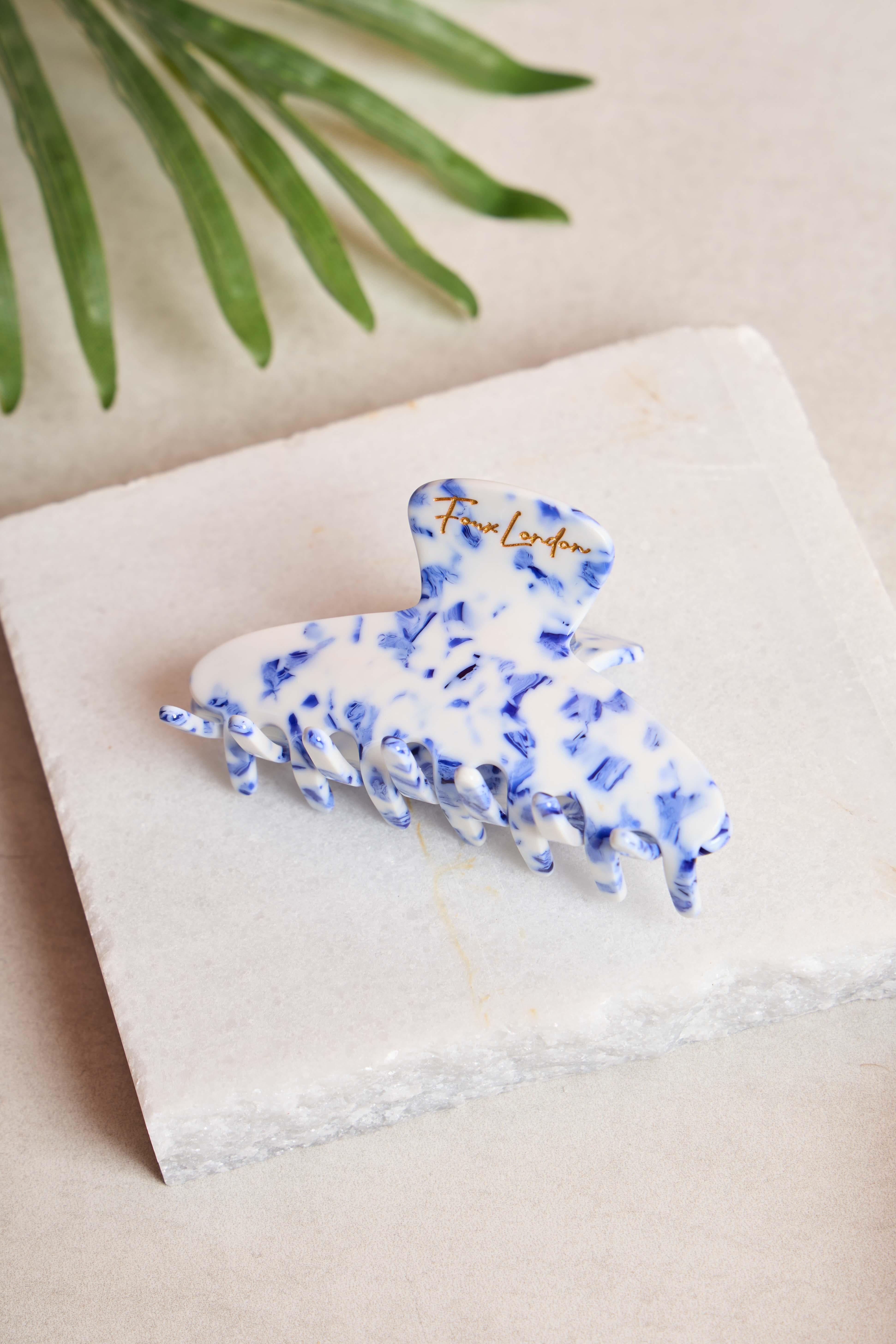Dora Blue Porcelain Kemik Toka