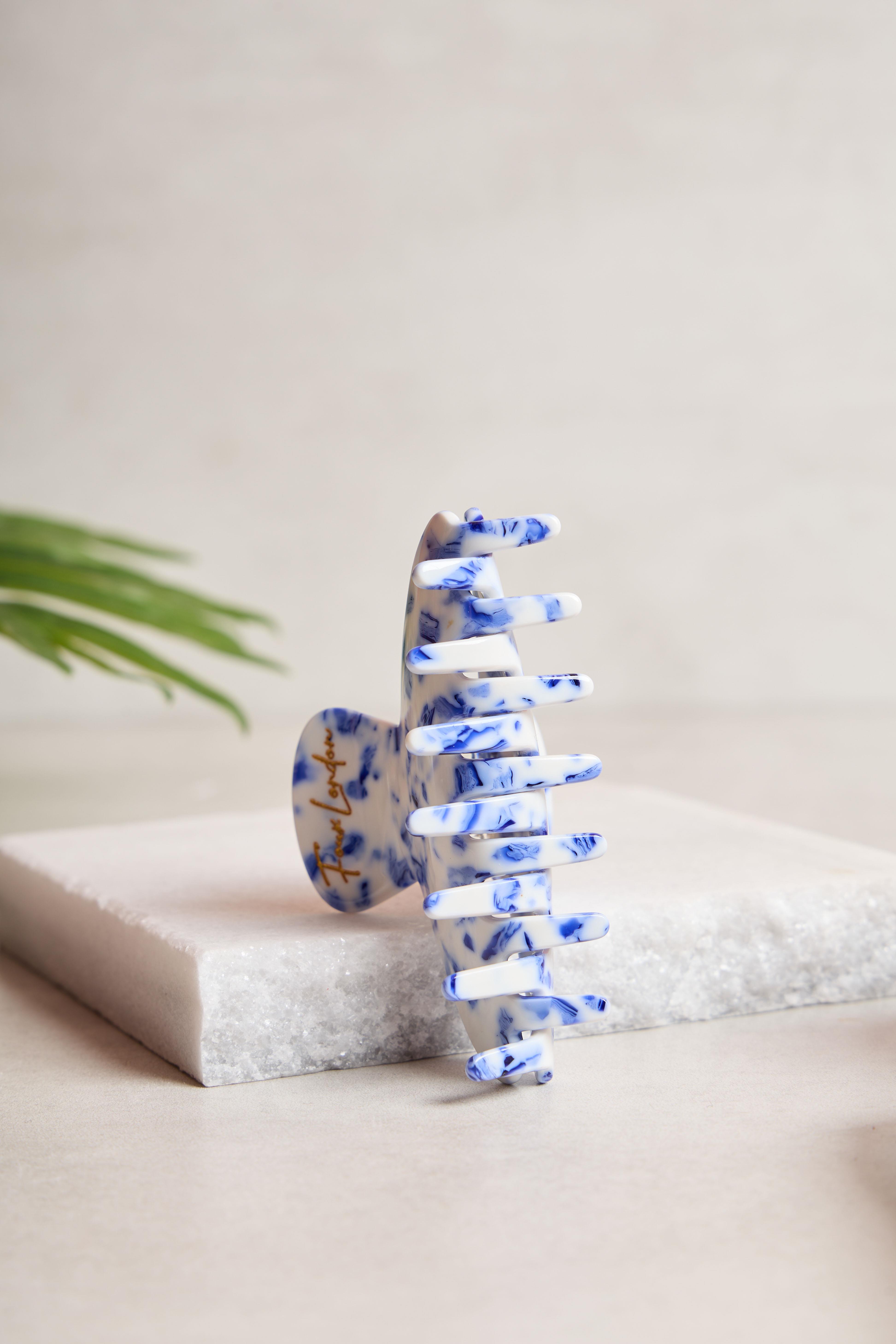 Dora Blue Porcelain Kemik Toka
