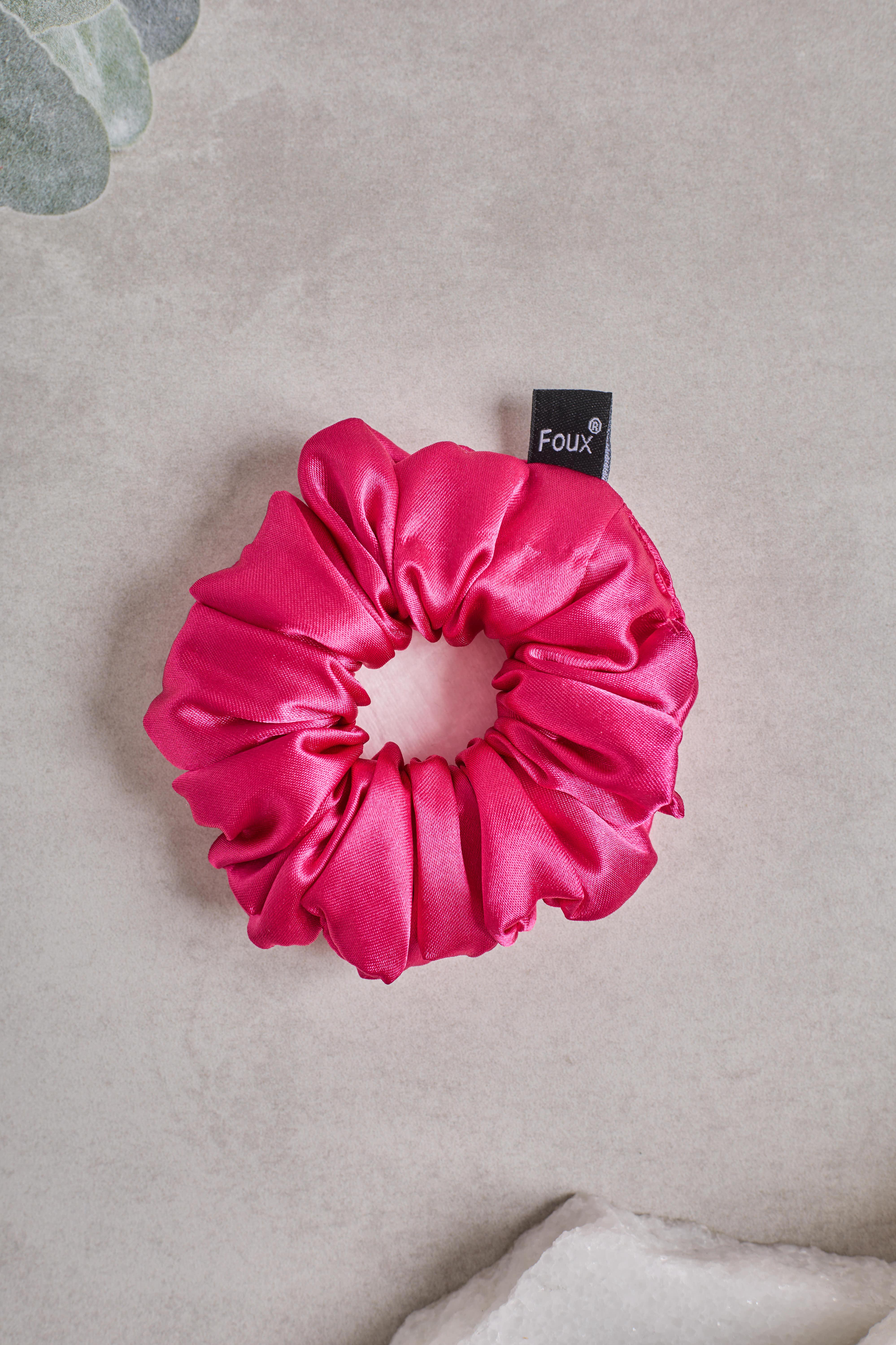 Fuşya Small Scrunchie