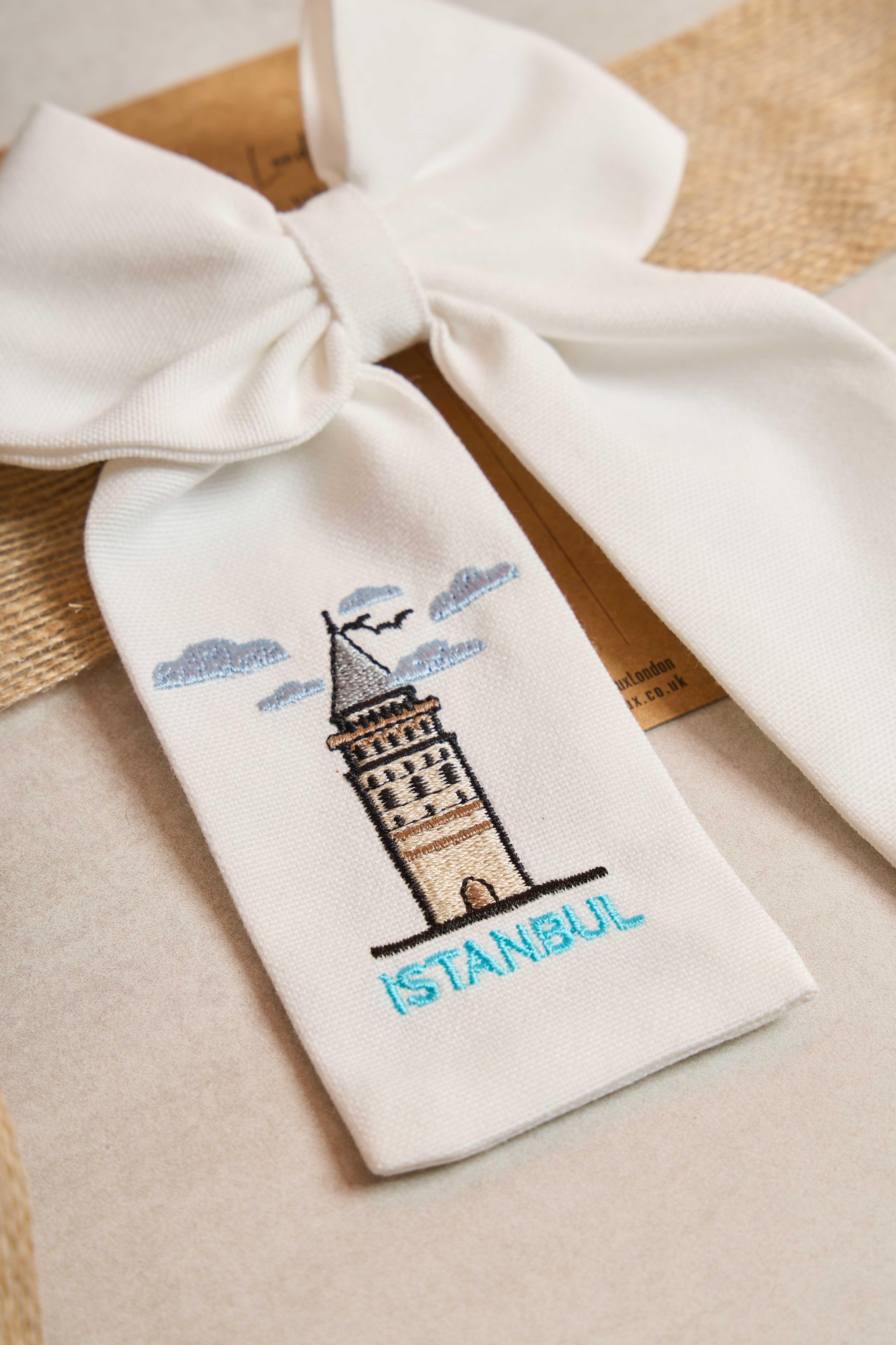 Galata Kulesi Nakışlı Fiyonk Toka