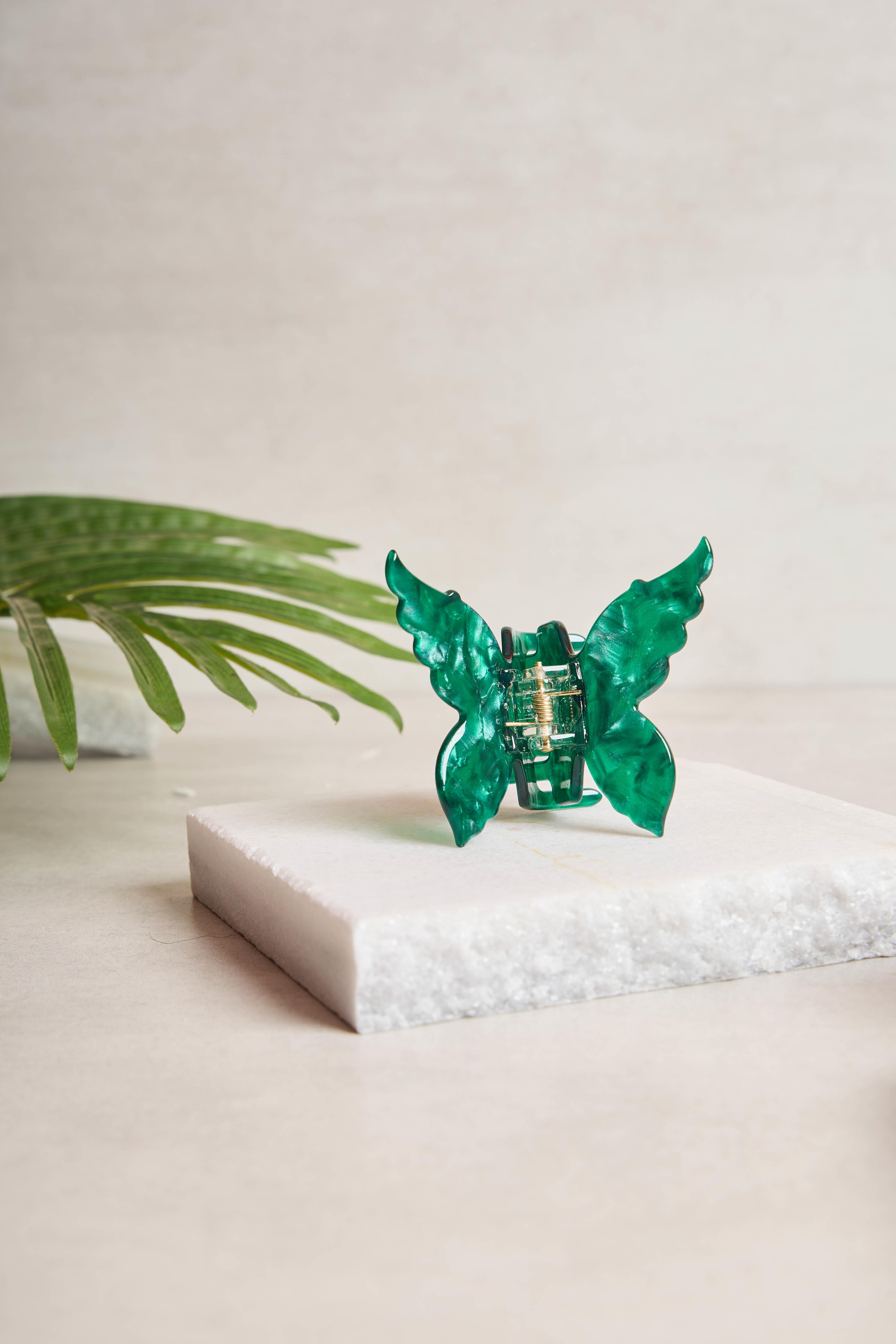 Kelebek Emerald Glass Kemik Toka