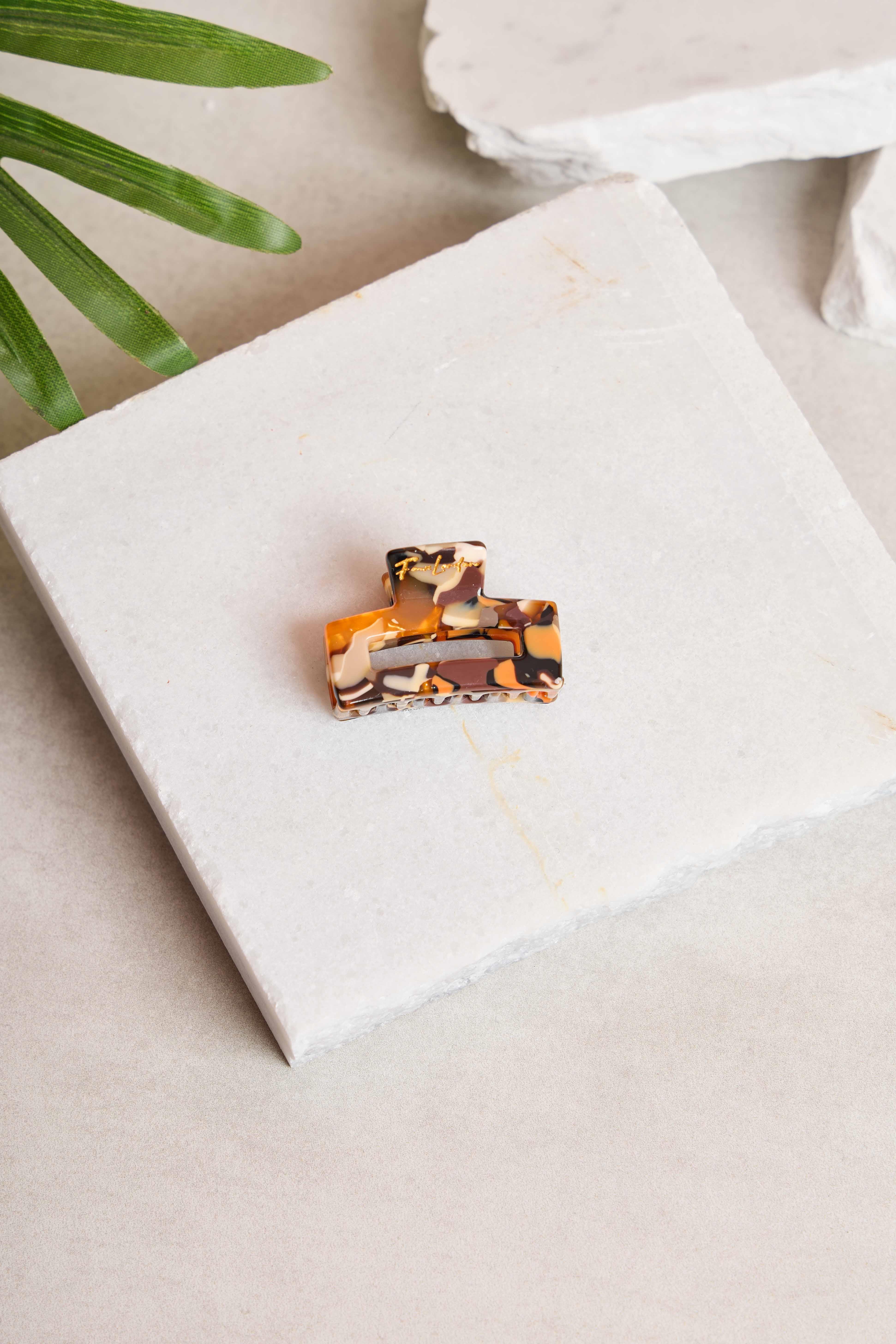 Mini Rectangle Autumn Mosaic Kemik Toka 