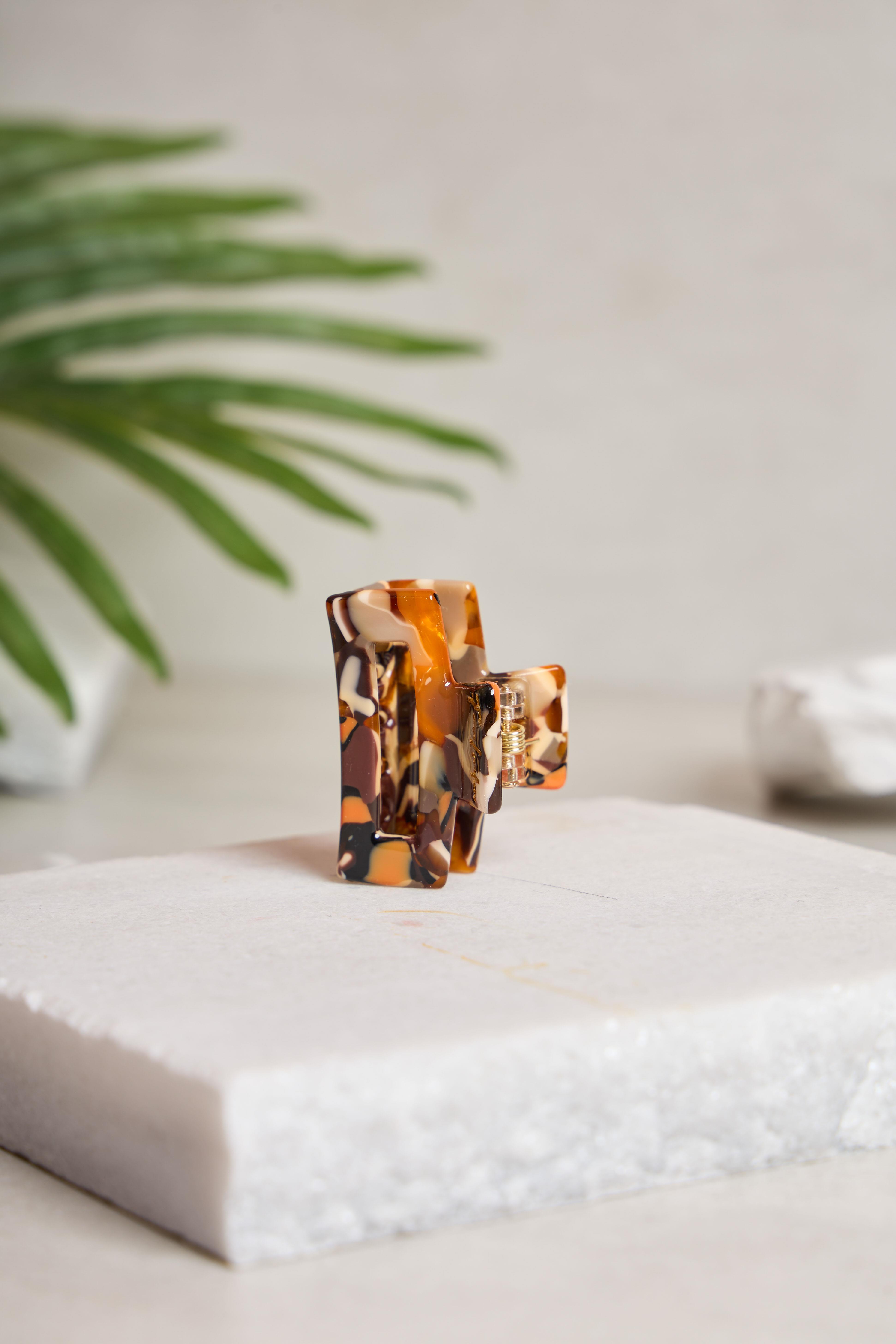 Mini Rectangle Autumn Mosaic Kemik Toka 