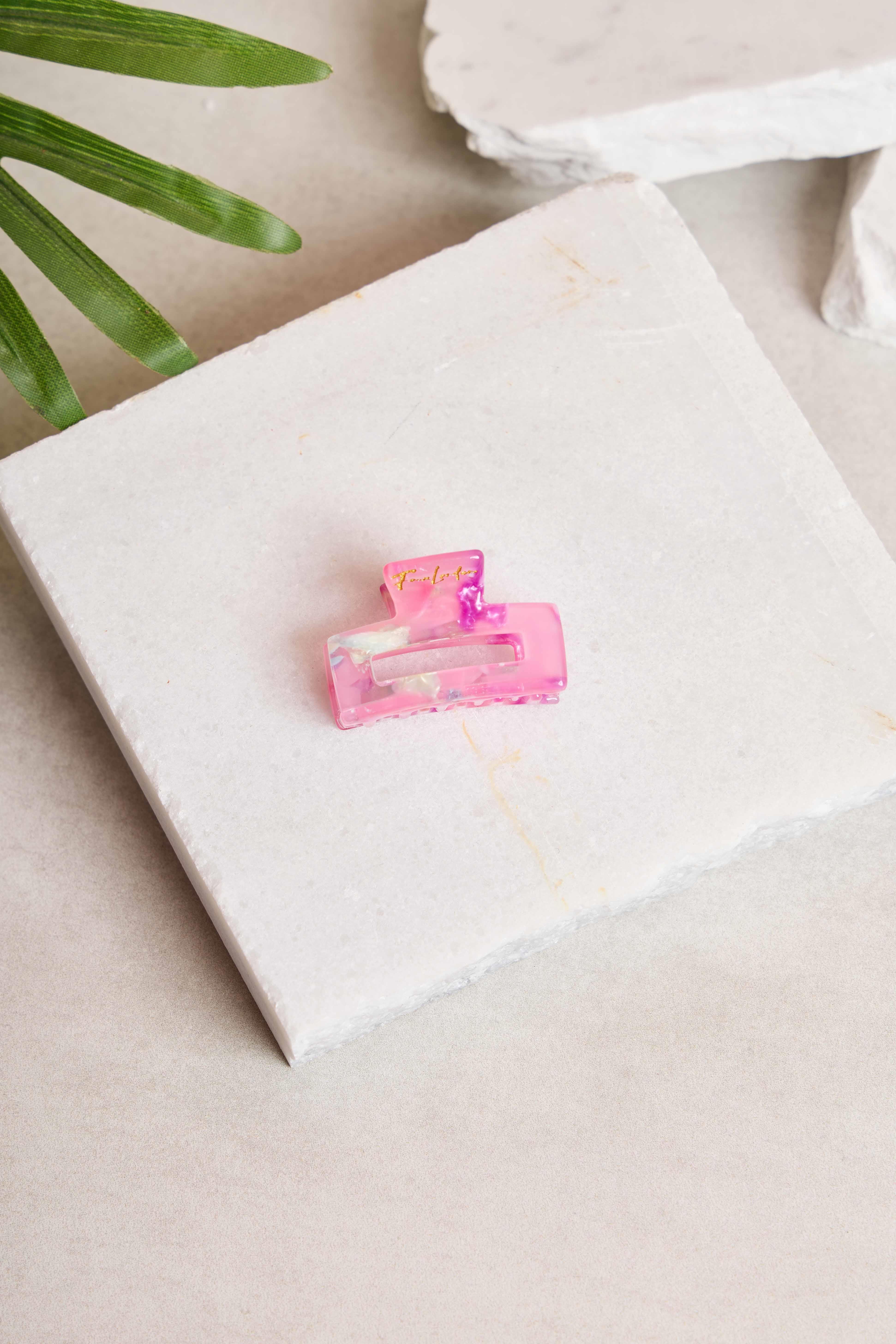 Mini Rectangle Blush Petal Kemik Toka