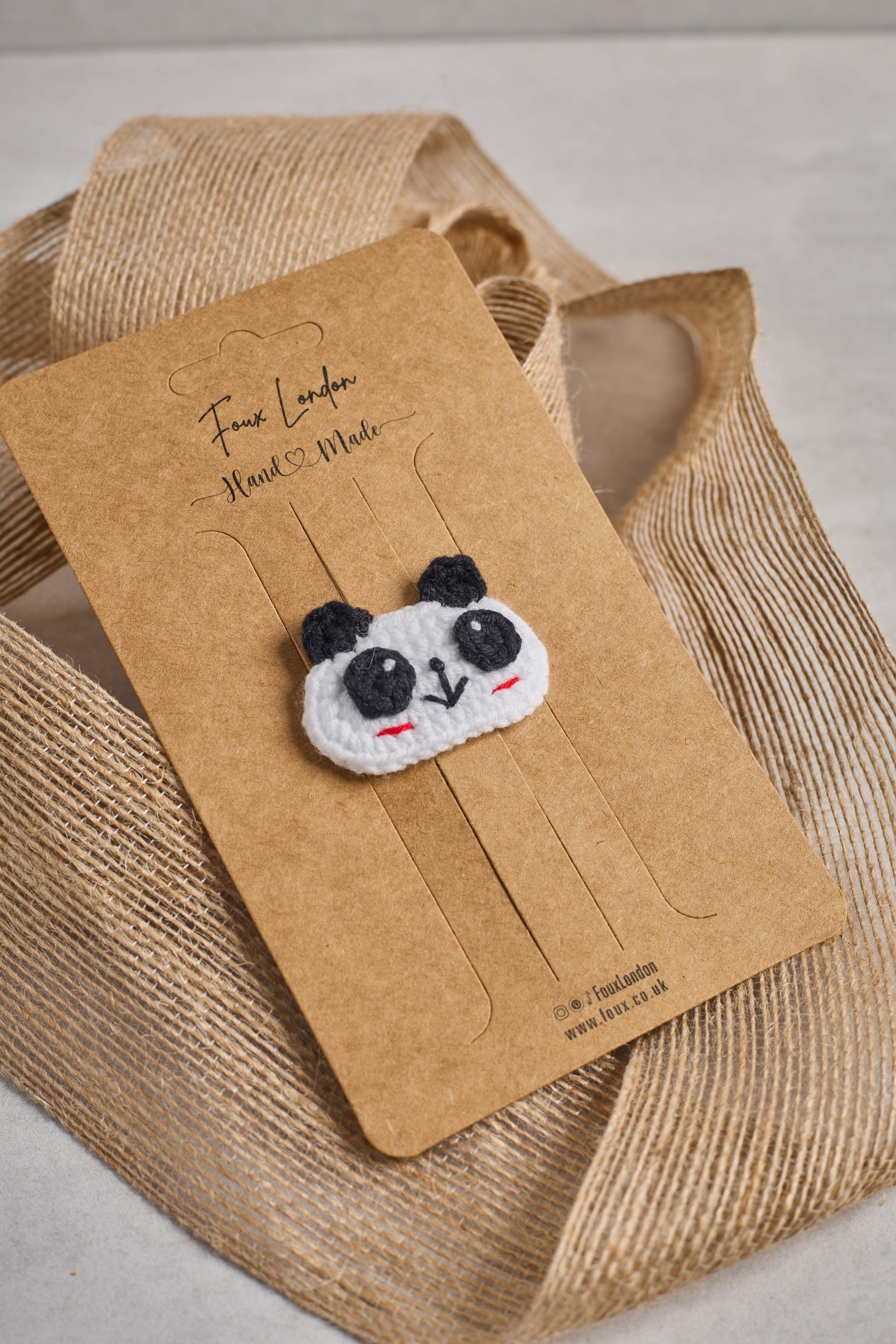 Panda Örgü Çıtçıt Toka