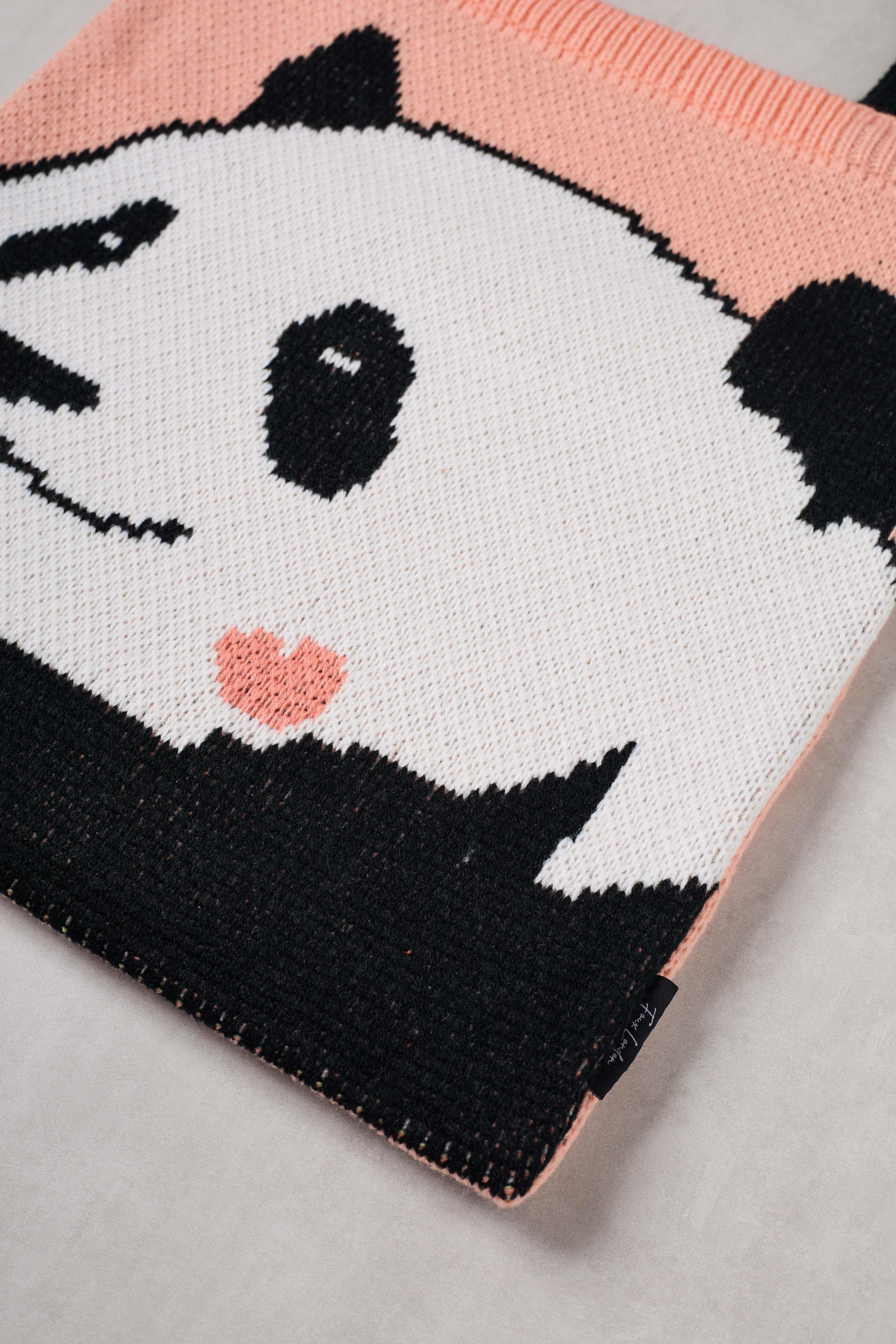 Panda Triko Tote Bag