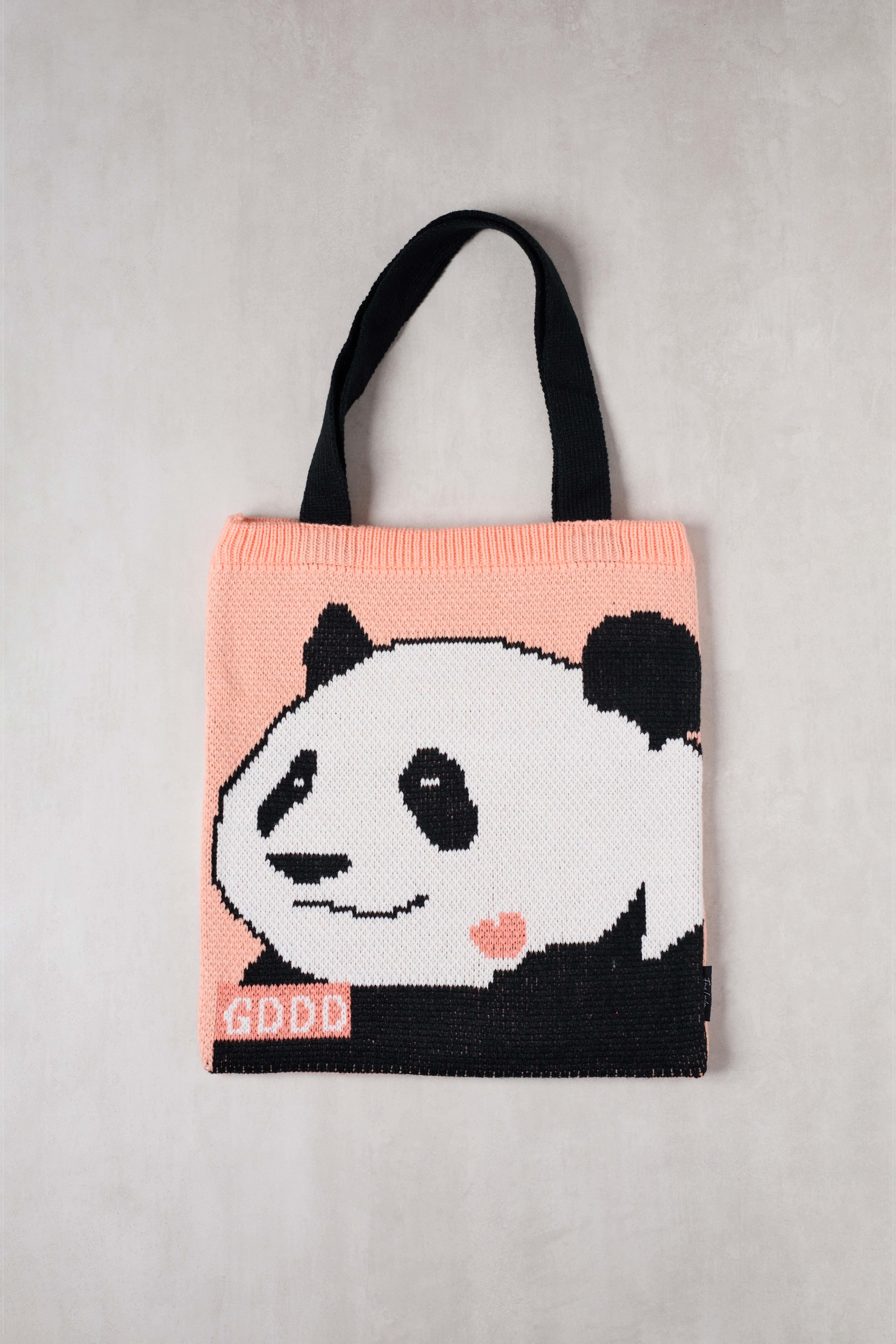 Panda Triko Tote Bag