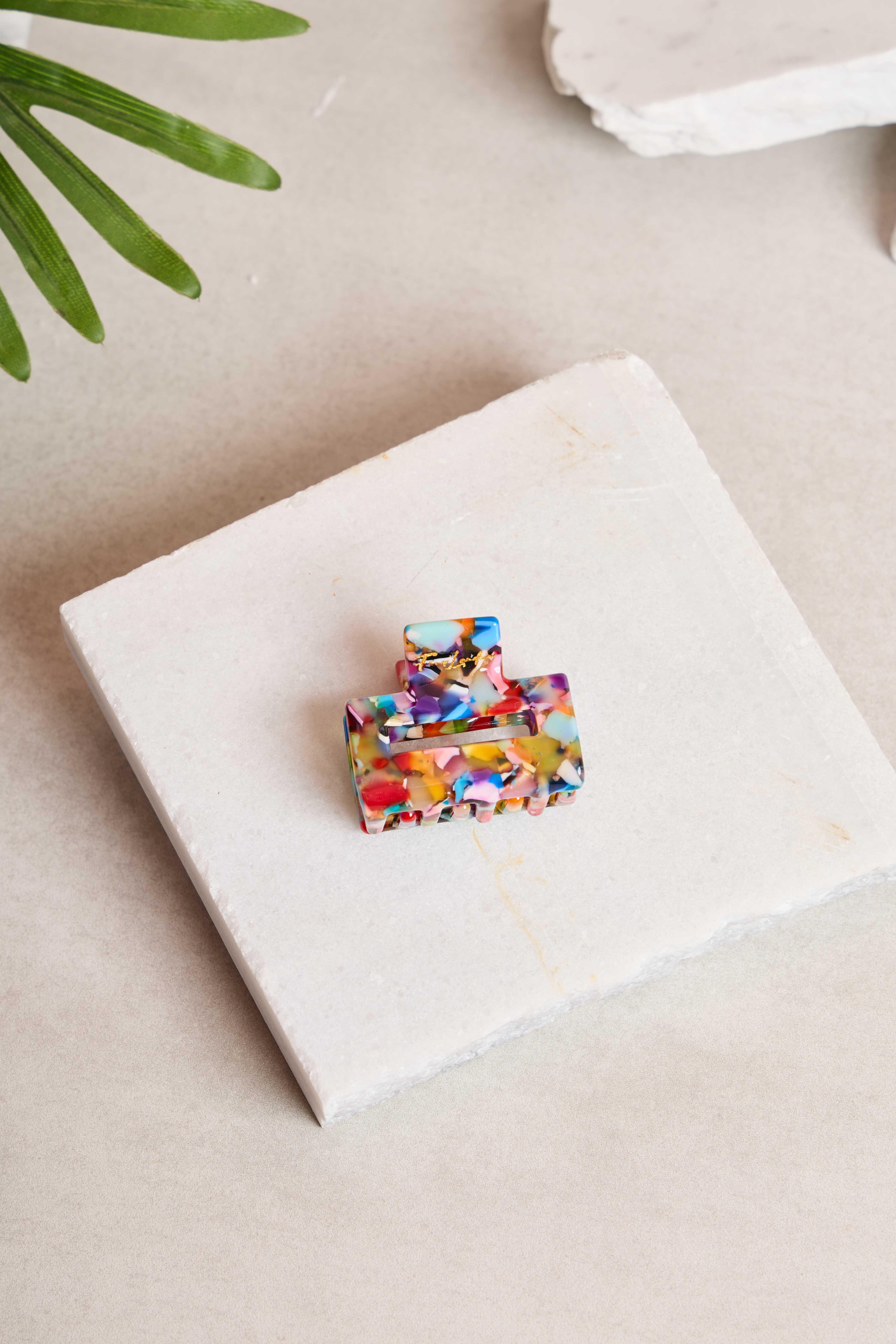 Rectangle Midi  Candy Terrazzo Kemik Toka