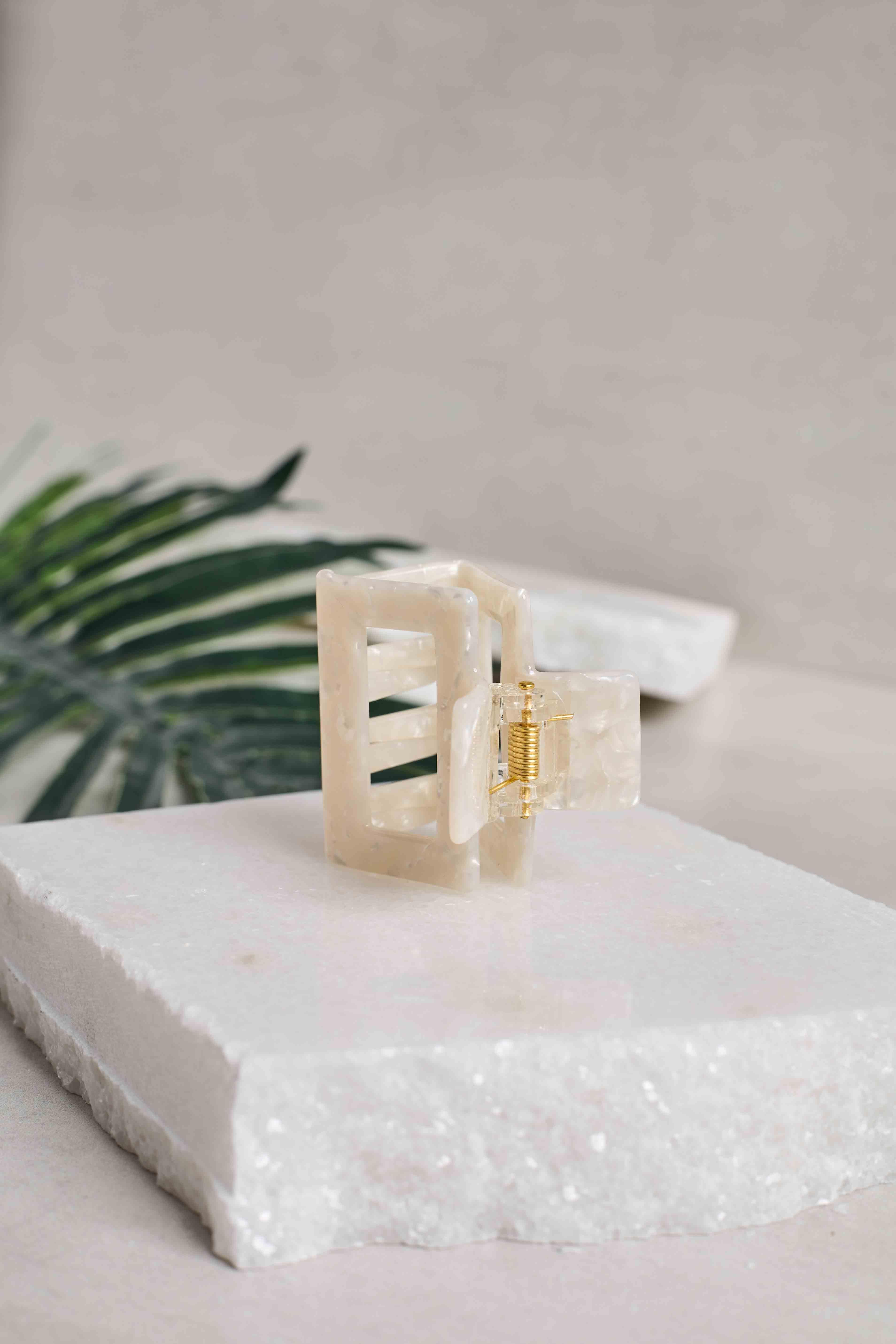 Rectangle Midi Sedefli Kemik Mandal