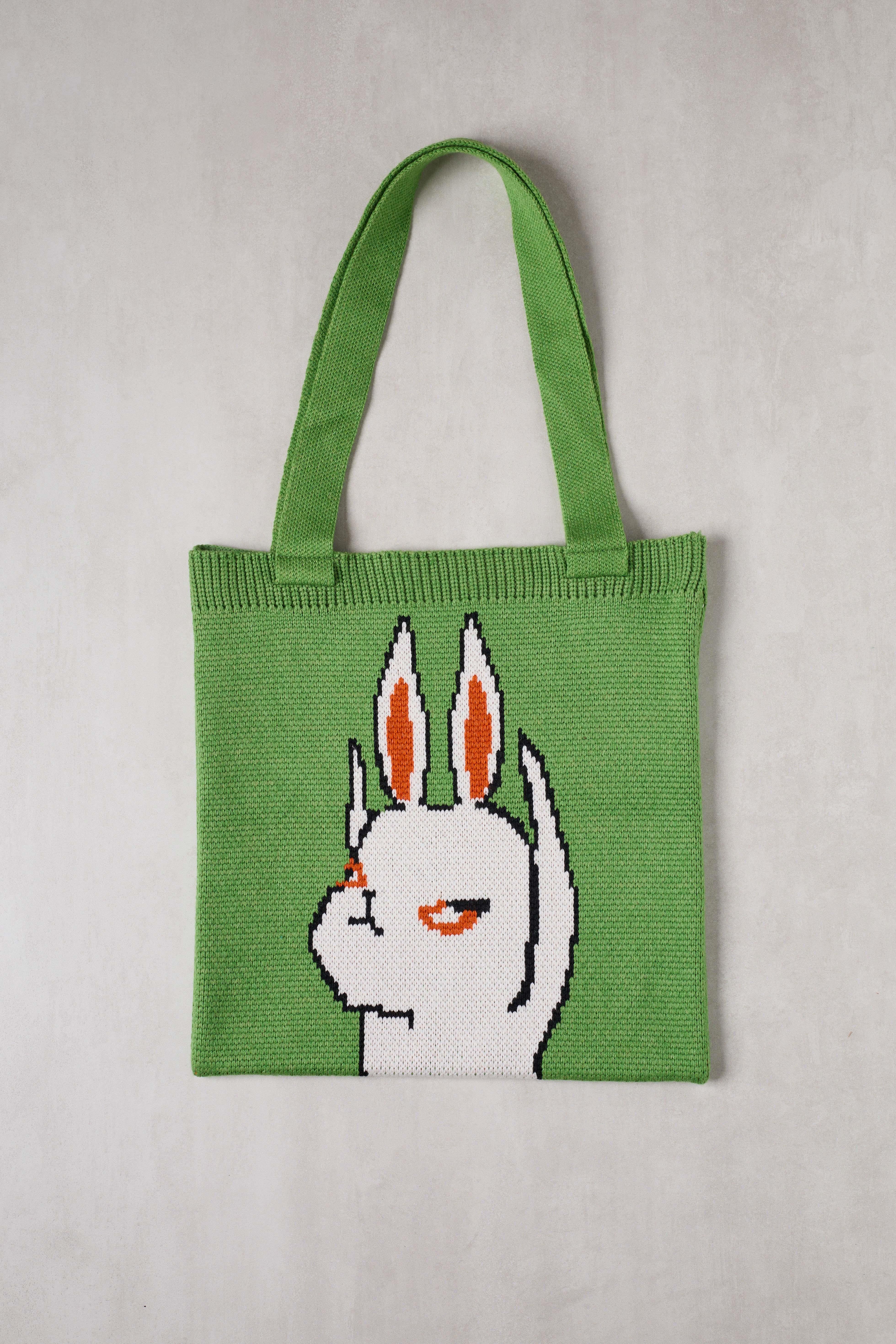 Tavşan Triko Tote Bag