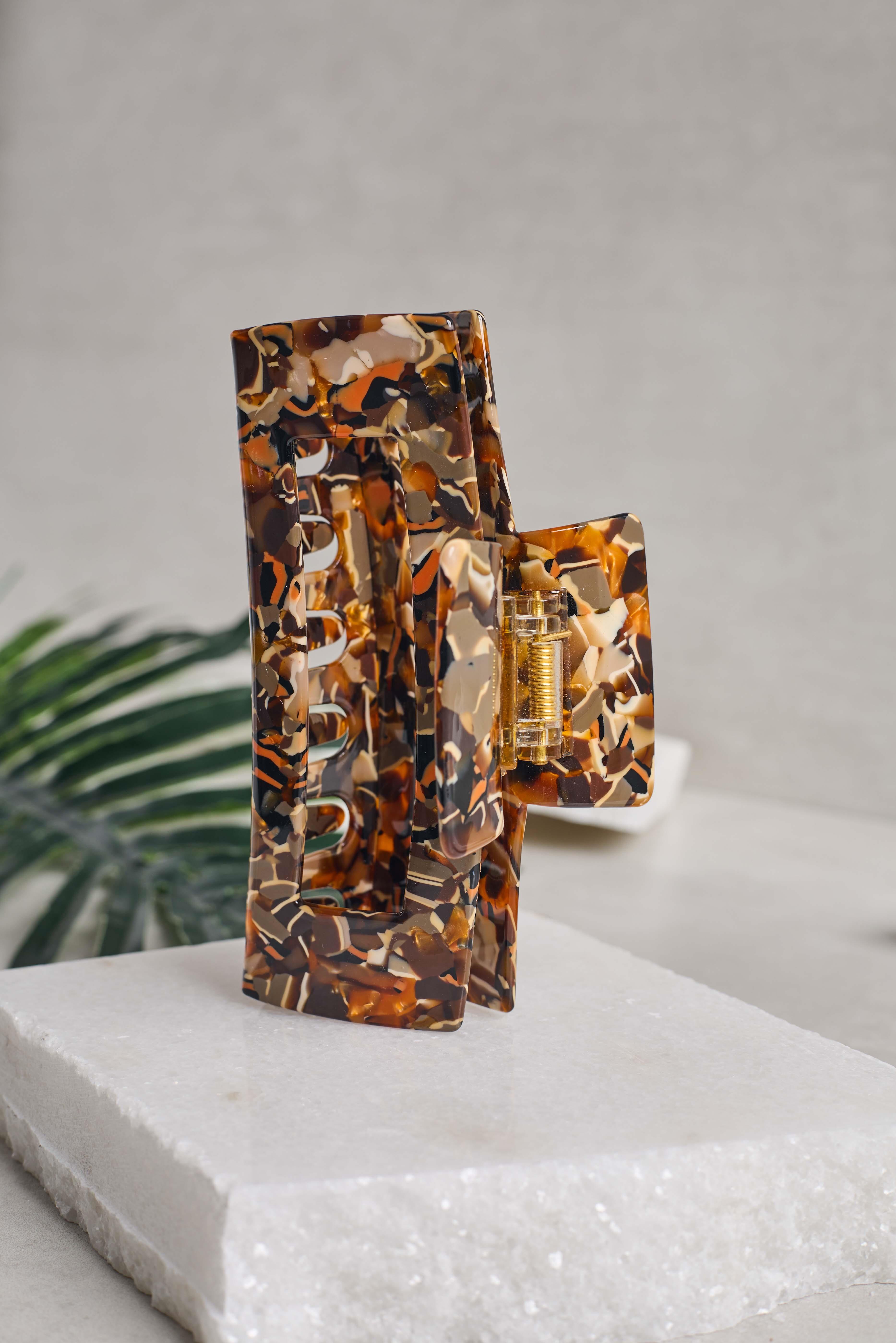 XL Dikdörtgen Turtle Kemik Mandal