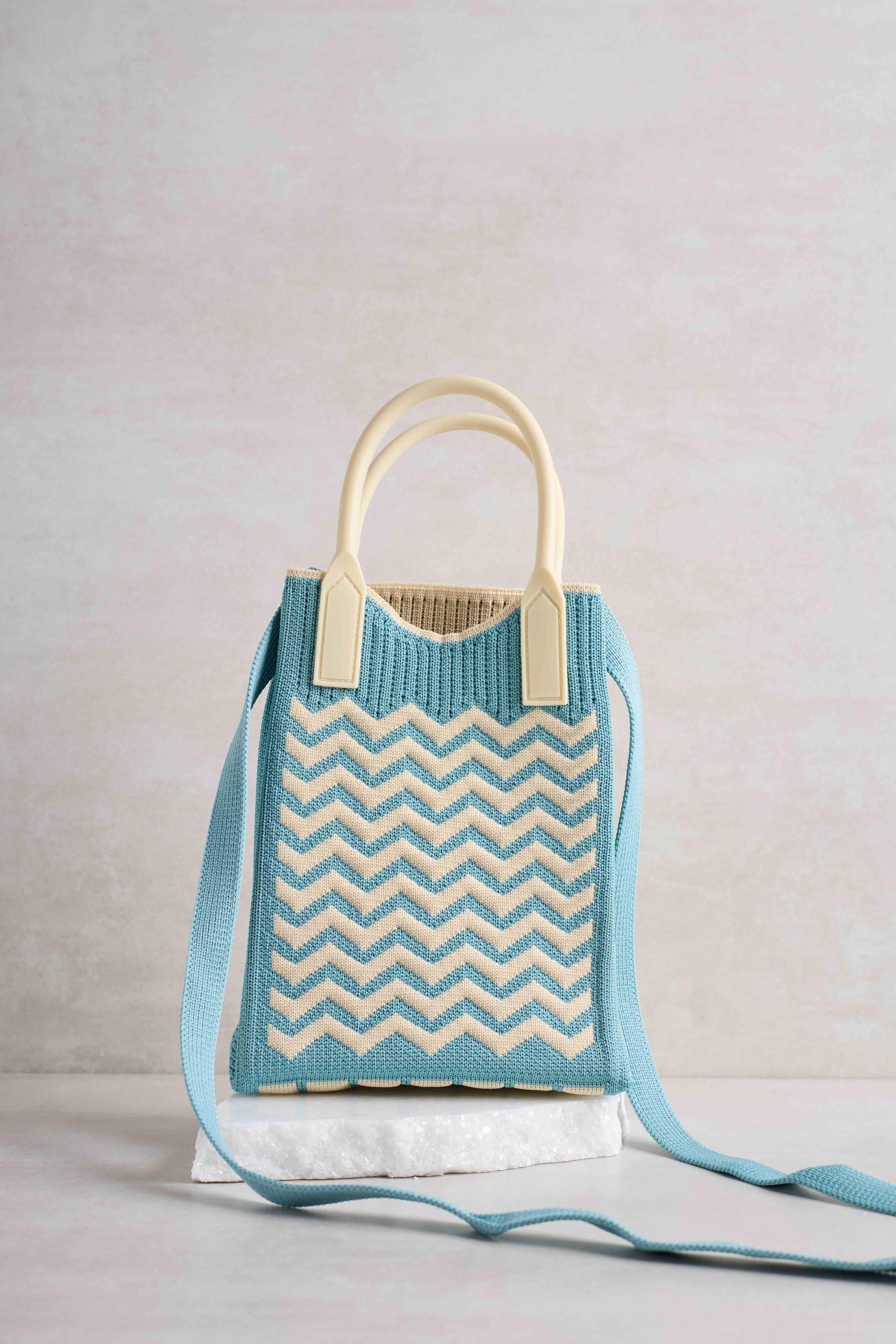 Zigzag Turkuaz Çanta