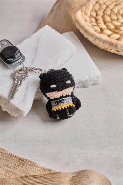 Batman Mini Örgü Anahtarlık
