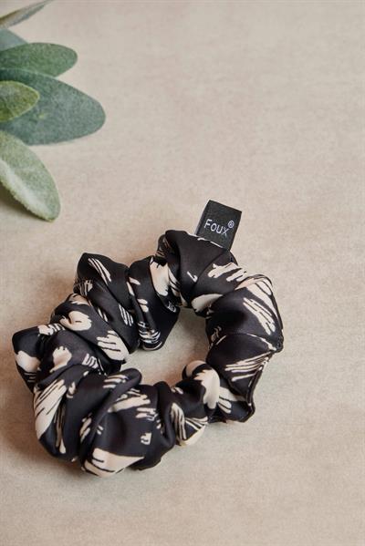 Black and White Small Scrunchie